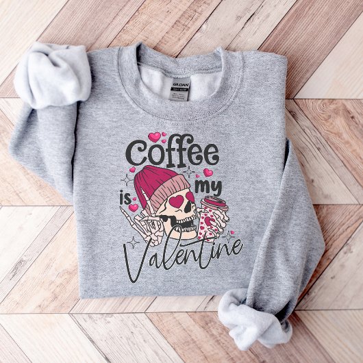 Kaffee ist mein Valentiner, Valentiner Kaffeeliebh Sweatshirt