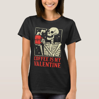 Kaffee ist mein Valentiner Valentinstag Frauen T-Shirt