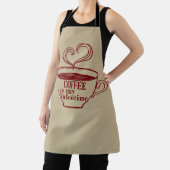 Kaffee ist mein Valentinkomisch Schürze (InSitu)