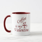Kaffee ist mein Valentinkomisch Tasse (Links)