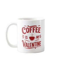 Kaffee ist mein Valentinstag, der sonnige Valentin