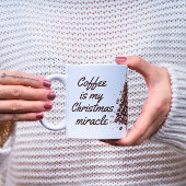 Kaffee ist mein Weihnachtsangebot Zweifarbige Tasse