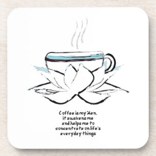 Kaffee ist mein Zen-Untersetzer Untersetzer