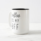 Kaffee ist meine BESTE FREUNDIN 15oz Tasse (Vorderseite Links)