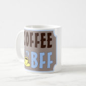 Kaffee ist meine BESTE FREUNDIN Kaffeetasse (Vorderseite Links)