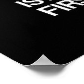 Kaffee ist meine erste Liebe Poster (Ecke)