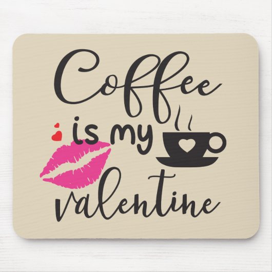 Kaffee ist meine Frau Mousepad (Vorne)