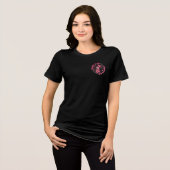 Kaffee ist meine Liebe, die Sprache des Funny Vale Tri-Blend Shirt (Vorderseite voll)