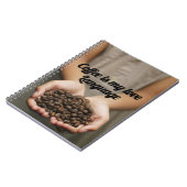 Kaffee ist meine Liebe | Funny Coffee Zitat No Notizblock (Linke Seite)