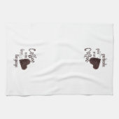 Kaffee ist meine Liebe Geschirrtuch (Horizontal)