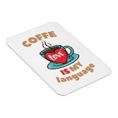 Kaffee ist meine Liebe Magnet (Rechte Seite)