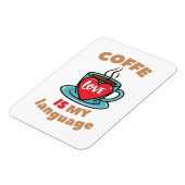 Kaffee ist meine Liebe Magnet (Linke Seite)