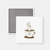 Kaffee ist meine Liebe Magnet (Vorderseite/Rückseite)