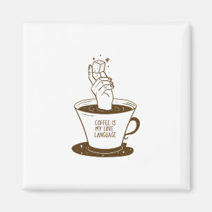 Kaffee ist meine Liebe Magnet