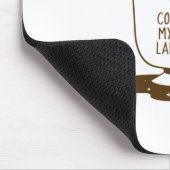 Kaffee ist meine Liebe Mousepad (Ecke)