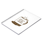 Kaffee ist meine Liebe Notizblock (Linke Seite)