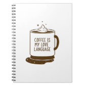 Kaffee ist meine Liebe Notizblock (Vorderseite)