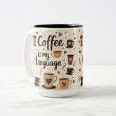 Kaffee ist meine Liebe Tasse Kaffee (Vorderseite Links)