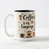 Kaffee ist meine Liebe Tasse Kaffee (Links)