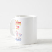 Kaffee ist meine Liebessprache Kaffeetasse (Vorderseite Links)