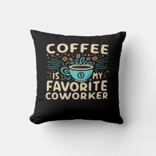 Kaffee ist meine Lieblingsvirale Kissen