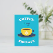 Kaffee ist meine Postkarte (Stehend Vorderseite)