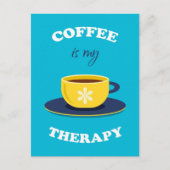 Kaffee ist meine Postkarte (Vorderseite)