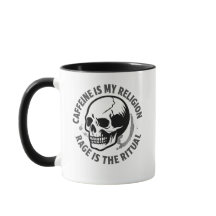 KAFFEE IST MEINE RELIGION. WUT IST DAS RITUAL.