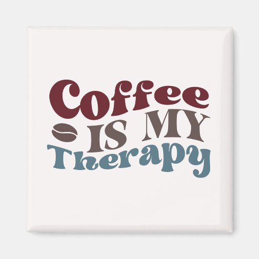 Kaffee ist meine Therapie Magnet (Vorne)
