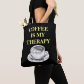 Kaffee ist meine Therapie Tasche (Von Nahem)
