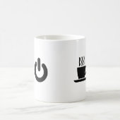 Kaffee ist Power Kaffeetasse (Mittel)