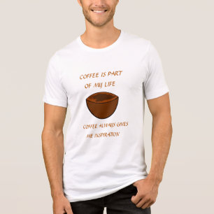 KAFFEE IST TEIL MEINES LEBENS Tri-Blend SHIRT