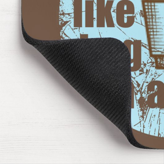 Kaffee ist wie Umarmung in einer Tasse Mousepad (Ecke)