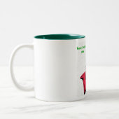 Kaffee-Italiener-Rom-Tasse Faccio IL migliore Zweifarbige Tasse (Links)