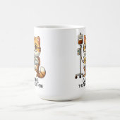 Kaffee IV Tropfen Koffein Real Boss Funny Kaffeetasse (Mittel)