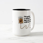 Kaffee IV Zweifarbige Tasse (VorderseiteRechts)