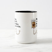 Kaffee IV Zweifarbige Tasse (Mittel)