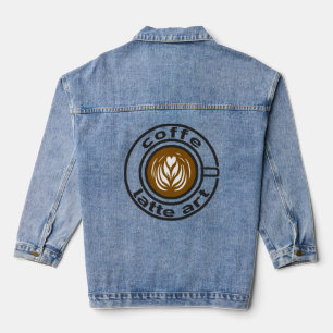 Kaffee Jeansjacke