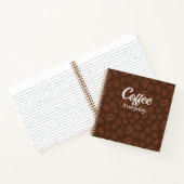 Kaffee jeden Tag. Kaffeebohnen Brown Notebook Notizblock (Innenseite)