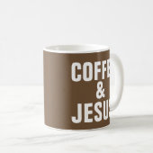 KAFFEE & JESUS KAFFEE MUGS KAFFEETASSE (VorderseiteRechts)