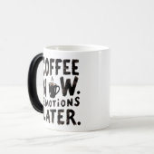 Kaffee jetzt, Emotionen später Kaffeetasse (Vorderseite Links)