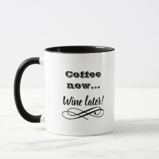 Kaffee jetzt, neuere Tasse des Weins