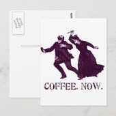 KAFFEE. JETZT. POSTKARTE (Vorne/Hinten)