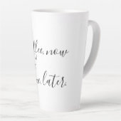 Kaffee jetzt, Wein später Milchtasse (Rechte Ecke)