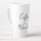 Kaffee jetzt, Wein später Milchtasse (Linke Ecke)