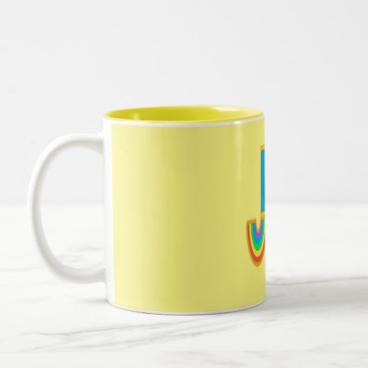 Kaffee Joy Zweifarbige Tasse (Links)