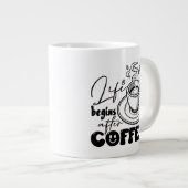 Kaffee Jumbo-Tasse (Vorderseite Rechts)
