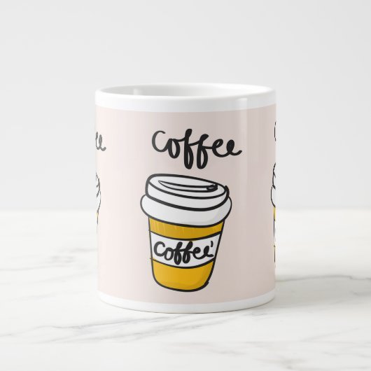 Kaffee Jumbo-Tasse (Vorderseite)