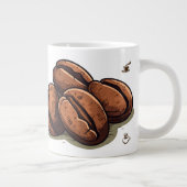 Kaffee Jumbo-Tasse (Rechts)