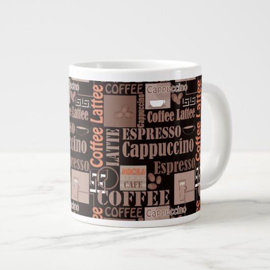 Kaffee Jumbo-Tasse (Vorderseite Rechts)
